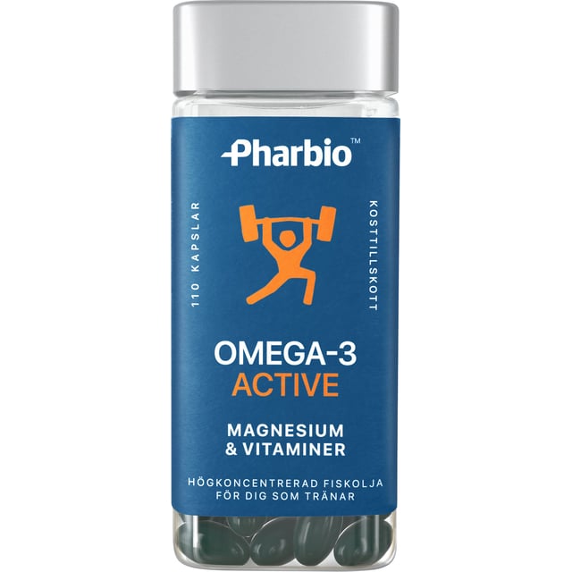 Pharbio Omega-3 Active 110 kapslar