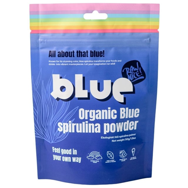 Rawnice Organic Blue Spirulina 50 g