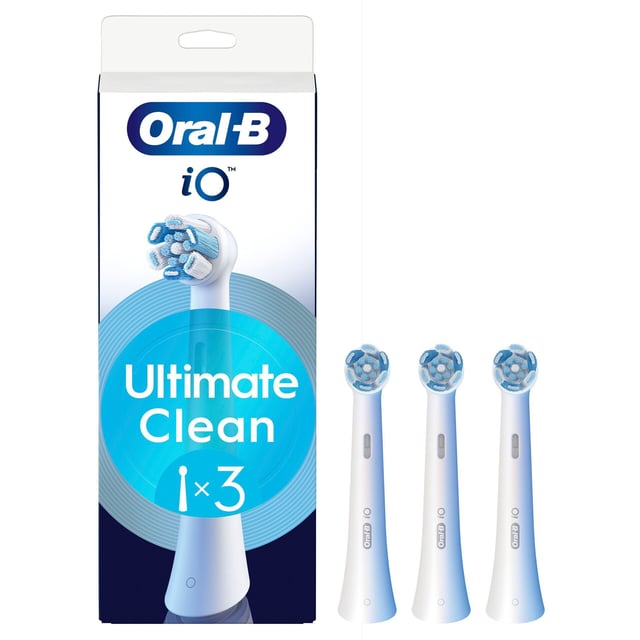 Oral-B iO Ultimate Clean Tandborsthuvuden Vit 3 st