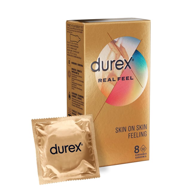 Durex Real Feel Skin-On-Skin Feeling 8 st