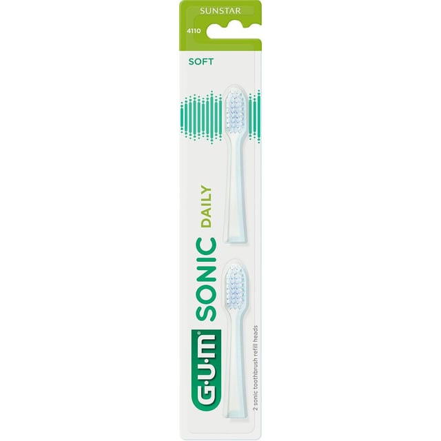 GUM Sonic Daily Refills White 2st