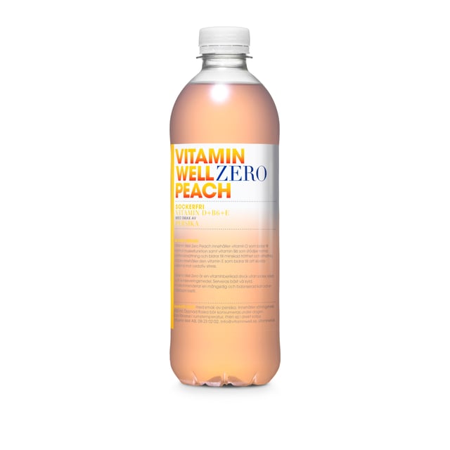 Vitamin Well Zero Peach 500 ml