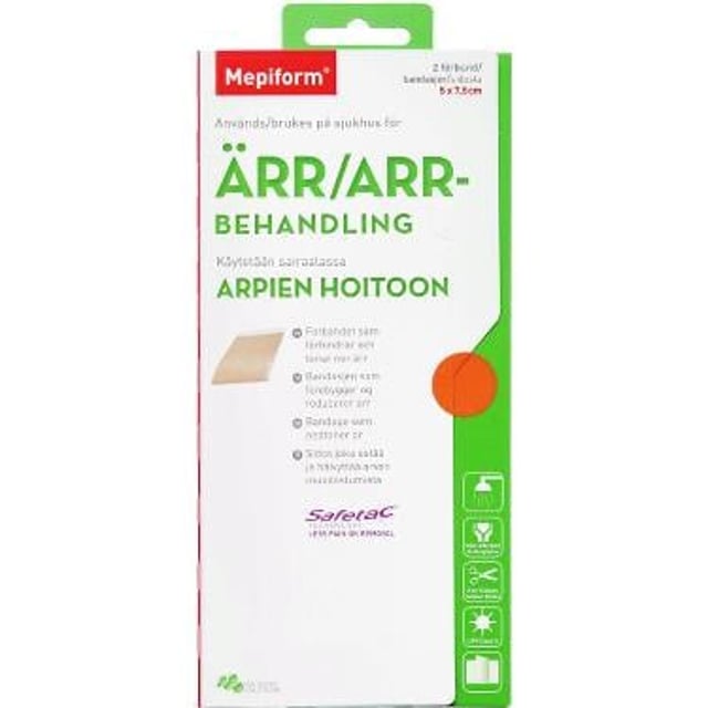 Mepiform 5x7,5 cm 2 st