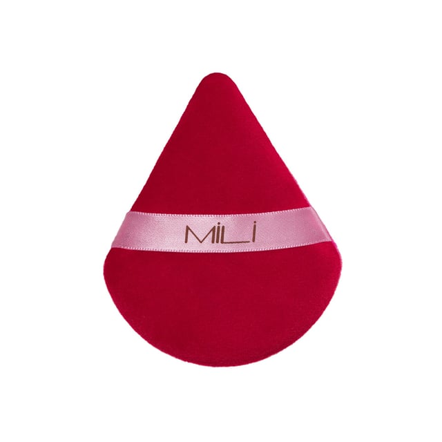 MILI Cosmetics Powder Bake Puff Triangle Red 1 st