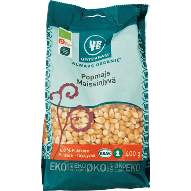 Urtekram Food Popcornmajs 400g