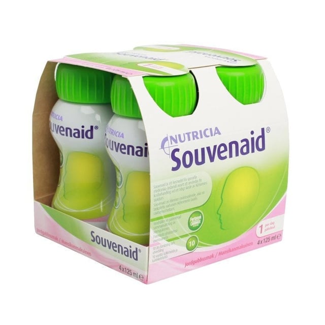 Nutricia Souvenaid Jordgubb 4 x 125 ml