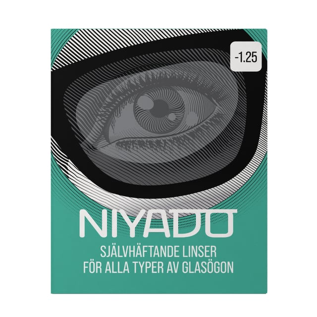 Niyado Självhäftande Linser Med Styrka -1.25
