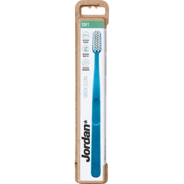 Jordan Green Clean Soft Tandborste 1 st