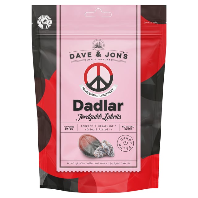 Dave & Jon´s Dadlar Peacemärke 125 g