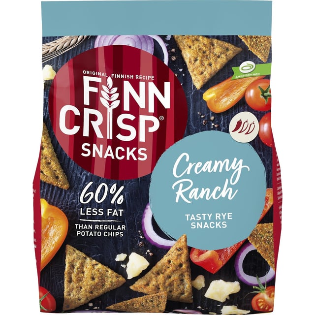 FINN CRISP Rye Snacks Creamy Ranch 150 g