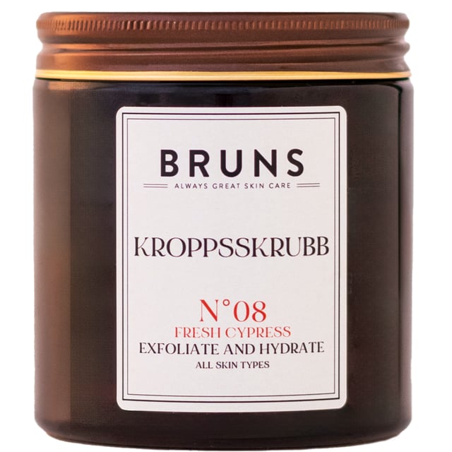 BRUNS Kroppsskrubb Nº08 Fresh Cypress 250 ml