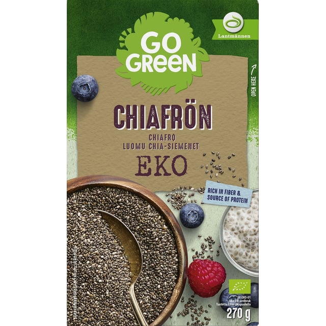 GoGreen Chiafrön Ekologiska 270 g