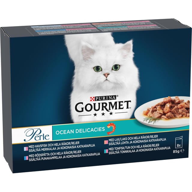 Purina Gourmet Kattmat Menybox Ocean delicacies 8 x 85 g