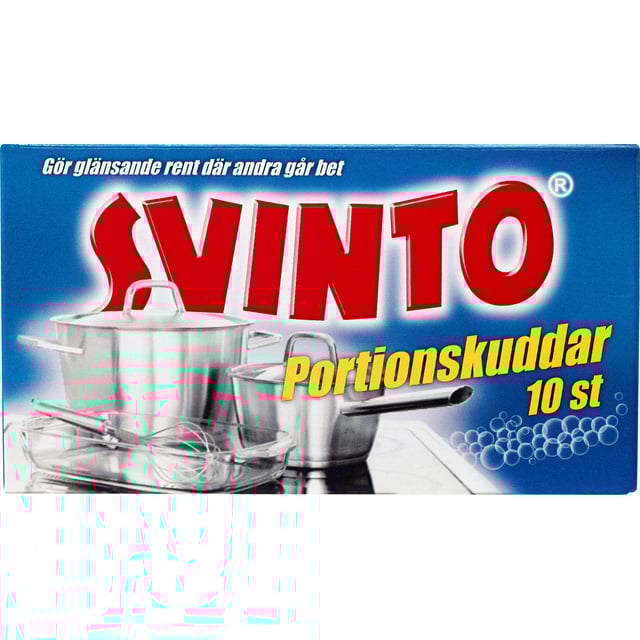 Svinto Tvålull Portionskuddar 10 st