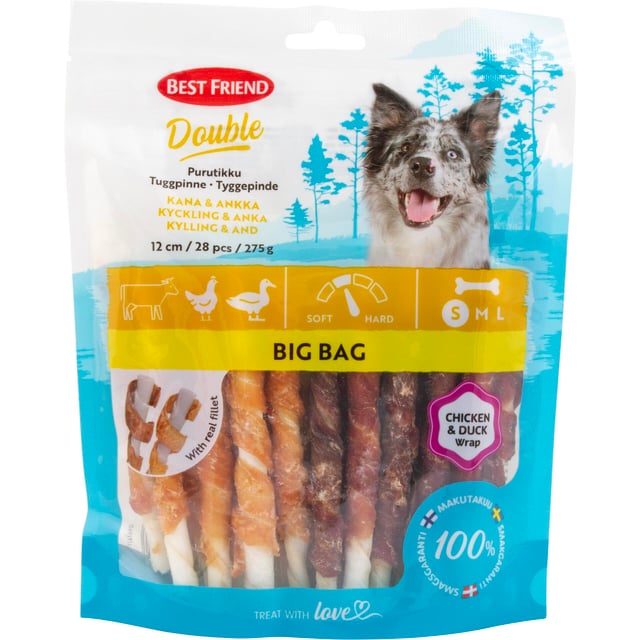 Best Friend Tuggpinnar med Kyckling och Anka 275 g