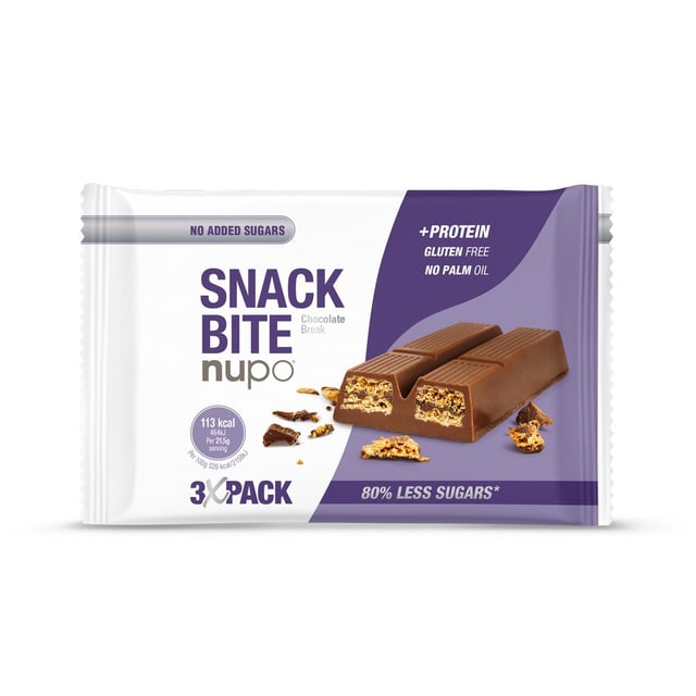 Nupo Snack Bite Chocolate Break 3-pack