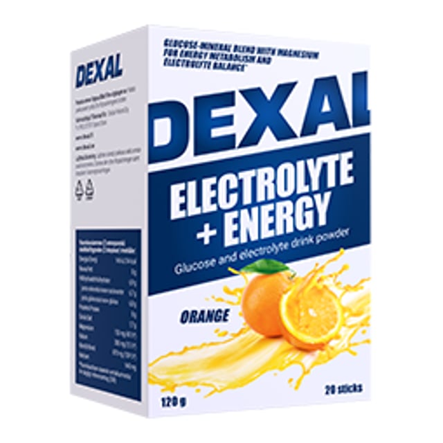Dexal Electrolyte + Energy Orange 20 st