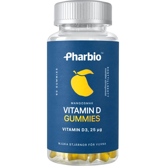 Pharbio Vitamin D Gummies 60 tuggtabletter
