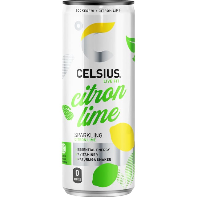 Celsius Citron & Lime 355 ml