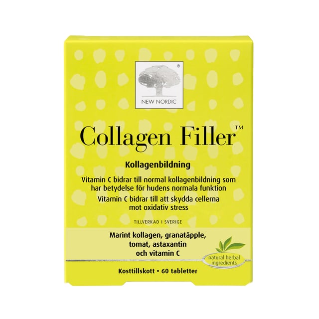 Skin Care Collagen Filler Kosttillskott 60 st