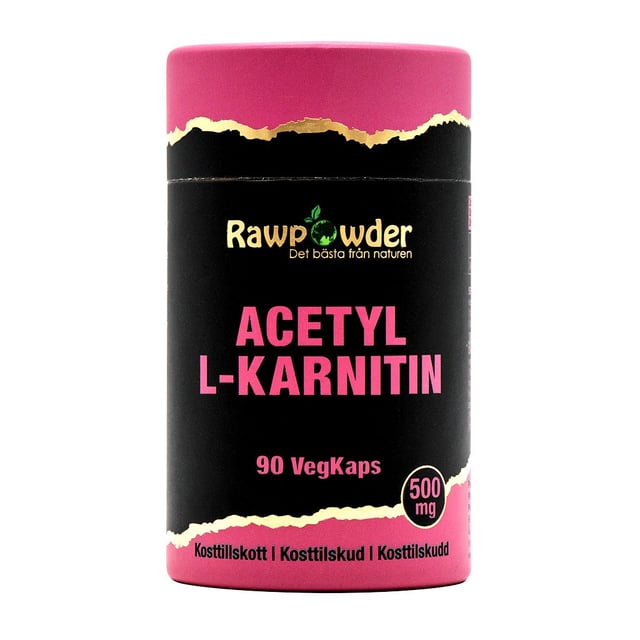 Rawpowder Acetyl L-Karnitin 500 mg 90 kapslar