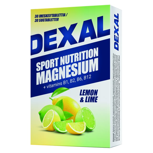 Dexal Magnesium Sugtabletter Lemon & Lime 30 st