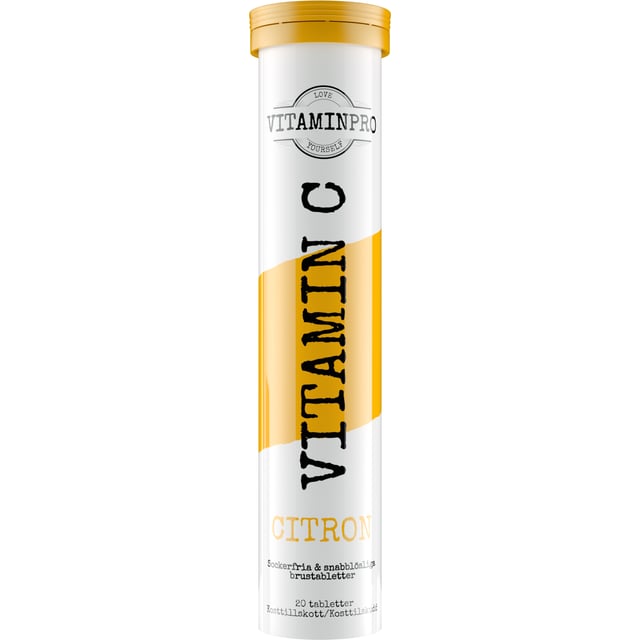 Vitaminpro C-vitamin Brus Citron 20 st