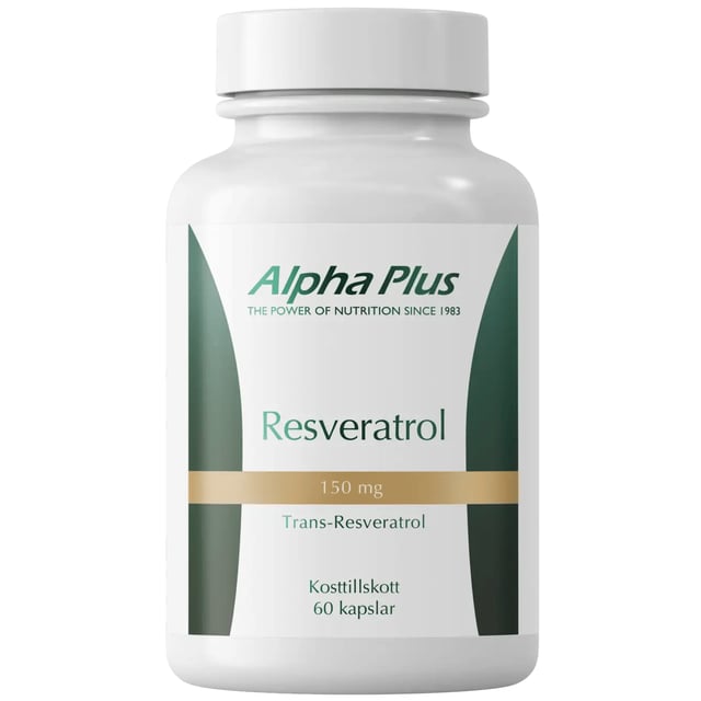 Alpha Plus Resveratrol 60 kapslar