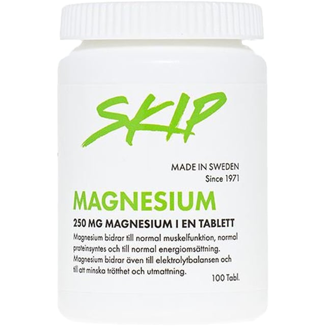 Skip Magnesium 250 mg 100 tabletter