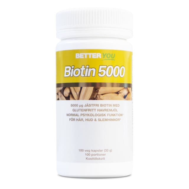 Better You Biotin 5000 100 kapslar
