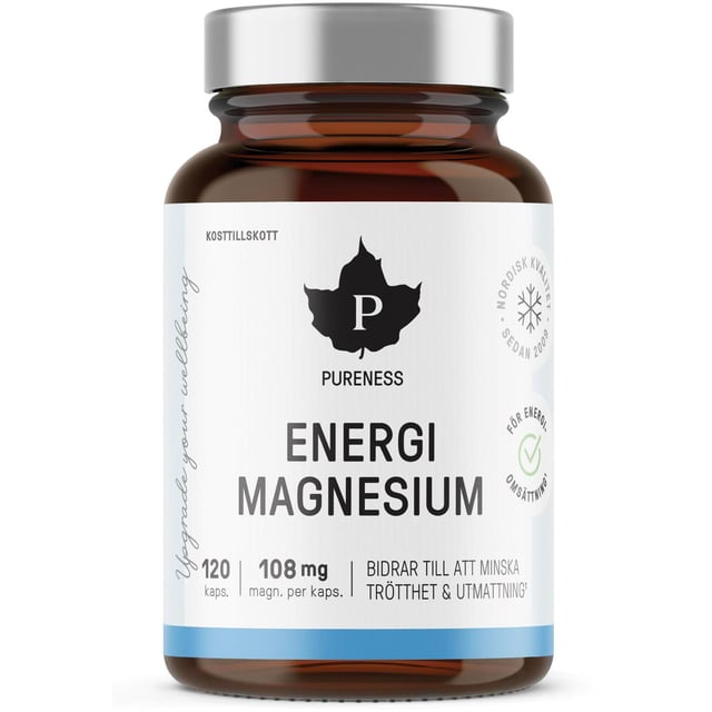 Pureness Energi Magnesium 120 kapslar
