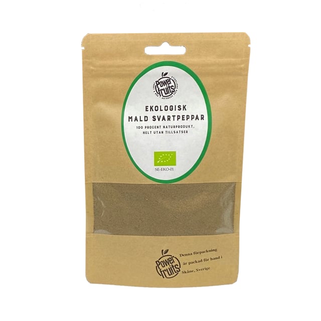 Powerfruits Svartpeppar Mald 50 g EKO