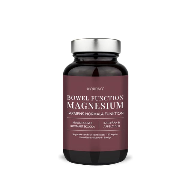 Nordbo Bowel Function Magnesium 60 kapslar