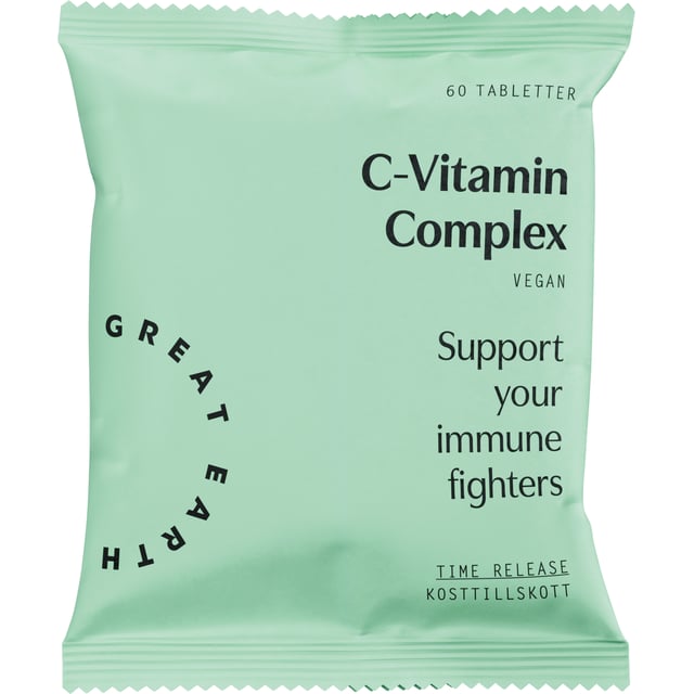 Great Earth C-Vitamin Complex Refill 60 tabletter