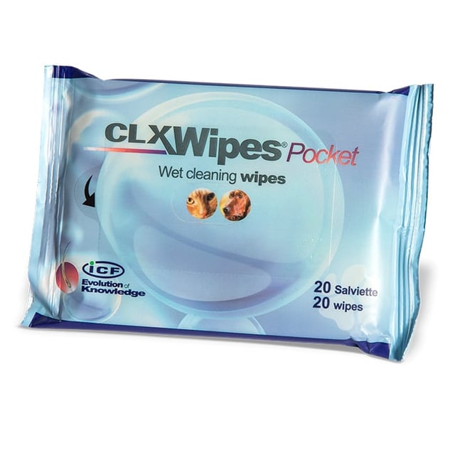 ICF CLX Wipes Pocket 20 våtservetter