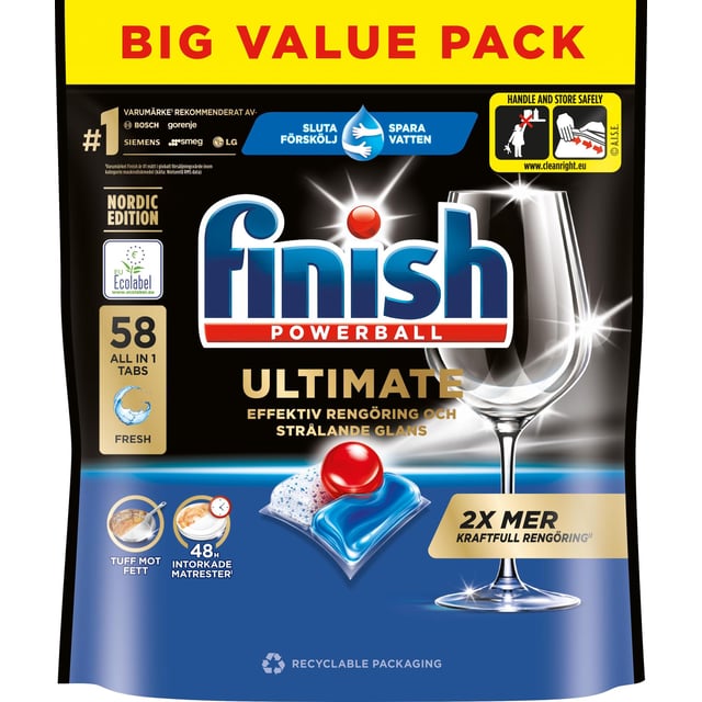 Finish Ultimate All in 1 58 st