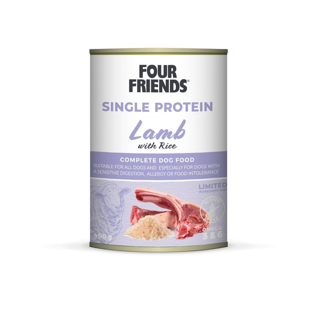FourFriends Lamb & Rice Burk 400 g