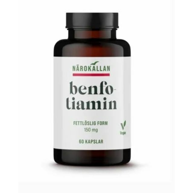 Närokällan Benfotiamin 150 mg 60 kapslar