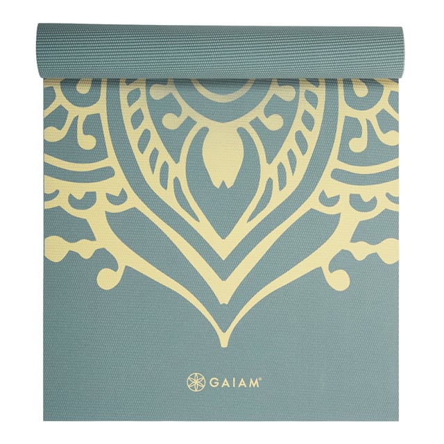 Gaiam Iceberg Sundial Layers Yoga Mat Printed 5mm
