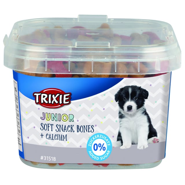 TRIXIE Junior Soft Snack Bones Kalcium 140 g