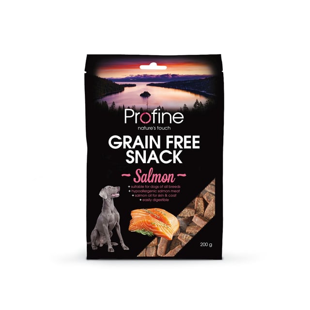 Profine Dog Grain Free Semi Moist Snack Salmon 200 g