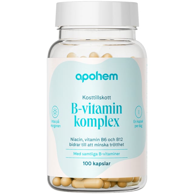 Apohem B-vitaminkomplex 100 kapslar