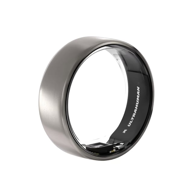 Ultrahuman Ring Air - Raw Titanium - Size 7