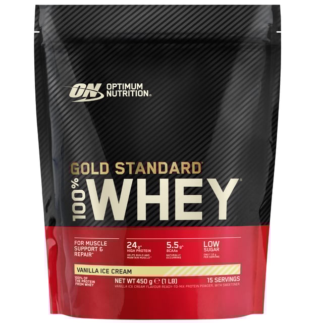 Optimum Nutrition 100% Whey Gold Standard Vanilla Ice Cream 450 g