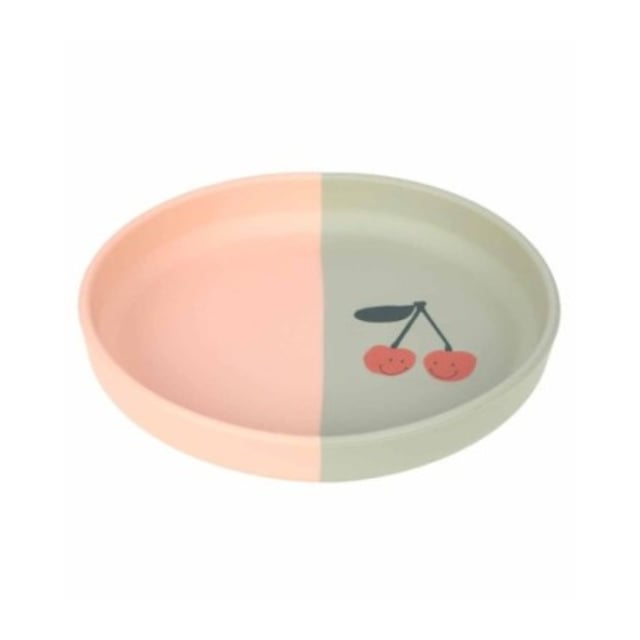 Lässig Tallrik i Silikon Happy Fruits Cherry