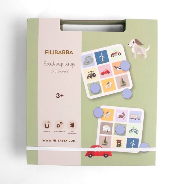 Filibabba Magnetiskt Spel Resebingo
