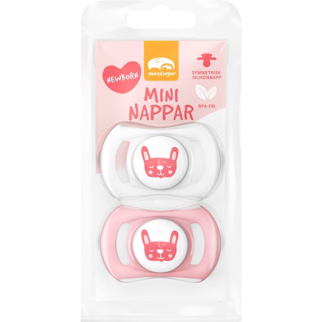 Minstingen Mini Napp Kanin 0+ månader 2 st