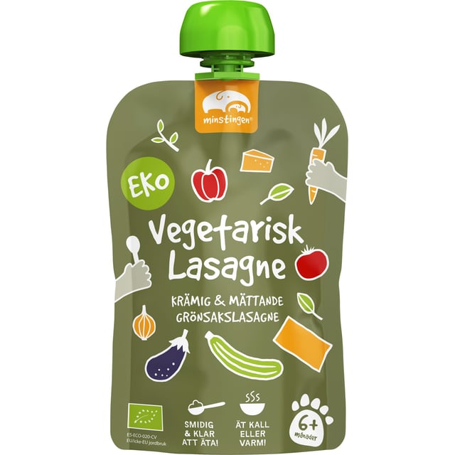 Minstingen Klämmis Vegetarisk Lasagne 120 g