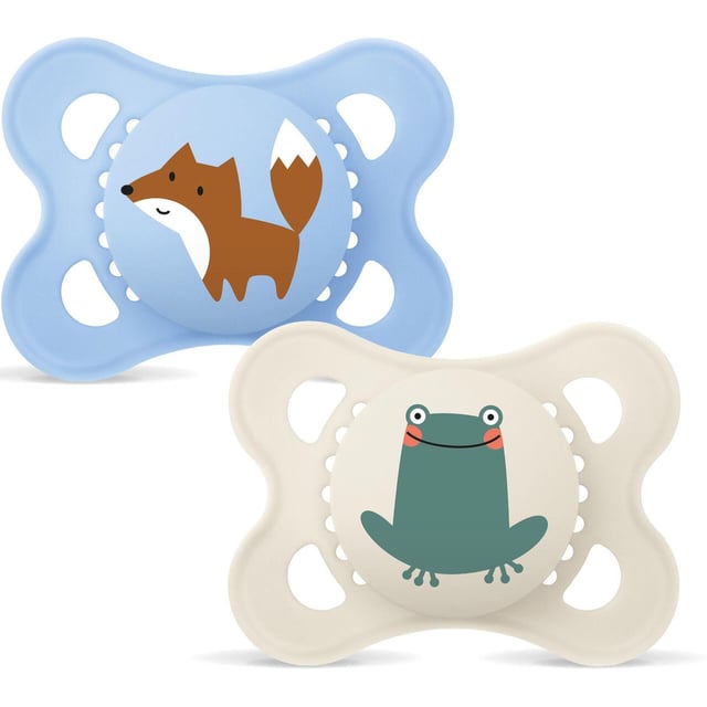 MAM Original Silk 0-6m Box V Blue 2 st