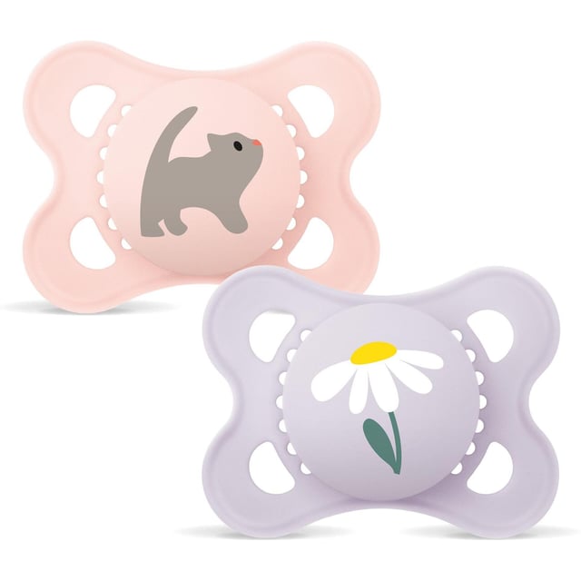 MAM Original Silk 0-6m Box V Pink 2 st